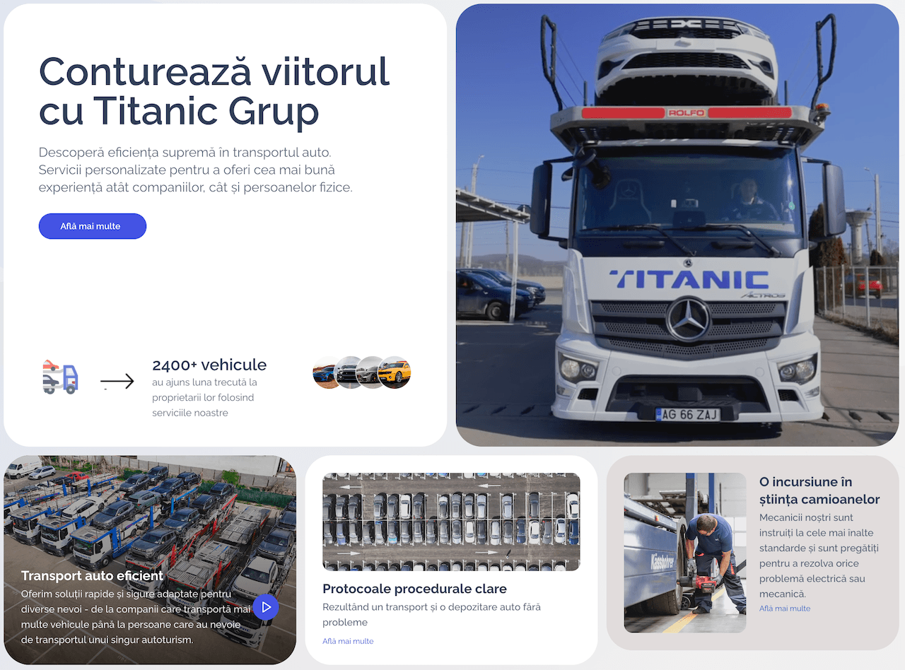 Titanic Grup Website